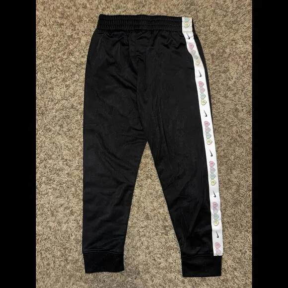 Nike Toddle (Girl’) V Day Tricot Logo Tape Black Jacket &amp; Sweats Tracksuit