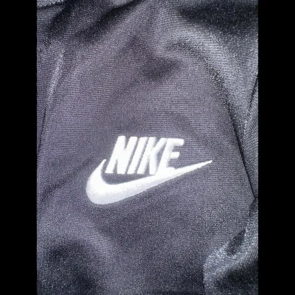 Nike Toddle (Girl’) V Day Tricot Logo Tape Black Jacket &amp; Sweats Tracksuit