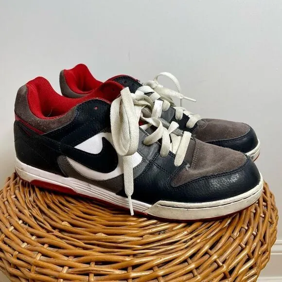 Nike Twilight Shoes Sneakers US Black White Red 325253 601 Men’s Size 10 Gray