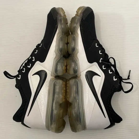 NIKE VAPORMAX CS BLACK WHITE 2017 RUNNING SNEAKERS MENS SIZE 12