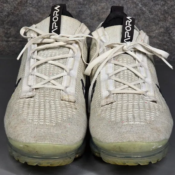 Nike Vapormax Flyknit Men's‎ Sneakers 10 Monochrome White Black Shoes DH4084-100