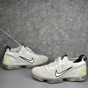 Nike Vapormax Flyknit Men's‎ Sneakers 10 Monochrome White Black Shoes DH4084-100