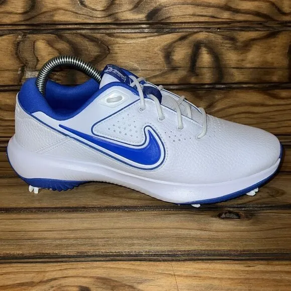 Nike Victory Pro 3 Golf Shoes Mens 6.5 White Hyper‎ Royal Blue DV6800-140 NEW