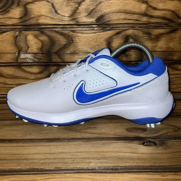 Nike Victory Pro 3 Golf Shoes Mens 6.5 White Hyper‎ Royal Blue DV6800-140 NEW