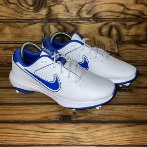 Nike Victory Pro 3 Golf Shoes Mens 6.5 White Hyper‎ Royal Blue DV6800-140 NEW