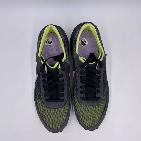 Nike Waffle One Black / Lilac / Lemon Womens Shoes