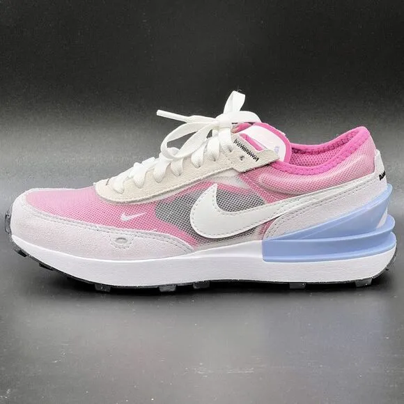 Nike Waffle One DC0481-011‎ Pink Casual Shoes Sneakers Size 5Y