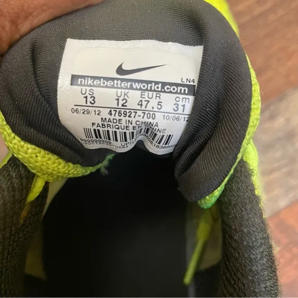 Nike Weightlifting Shoes Volt Green Black