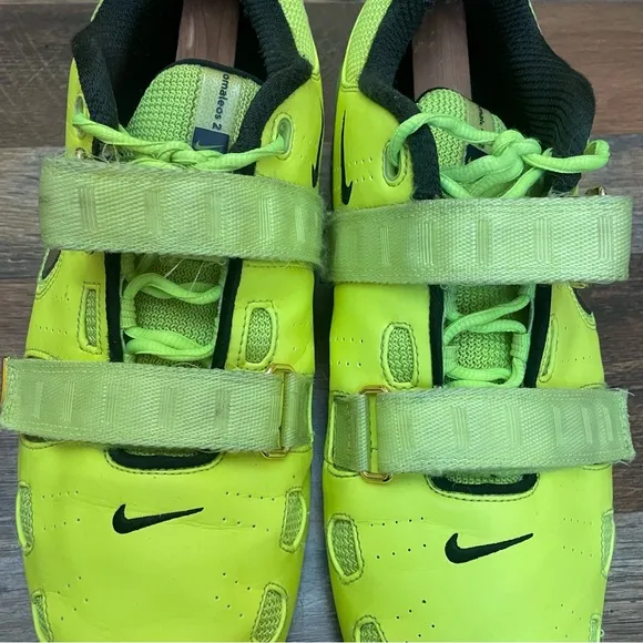 Nike Weightlifting Shoes Volt Green Black