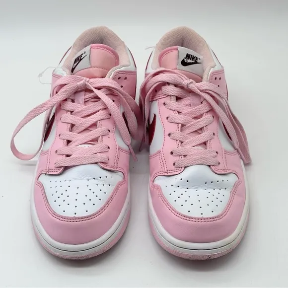 Nike Women’s Dunk Low Pink Red White Shoes Sneakers size 9
