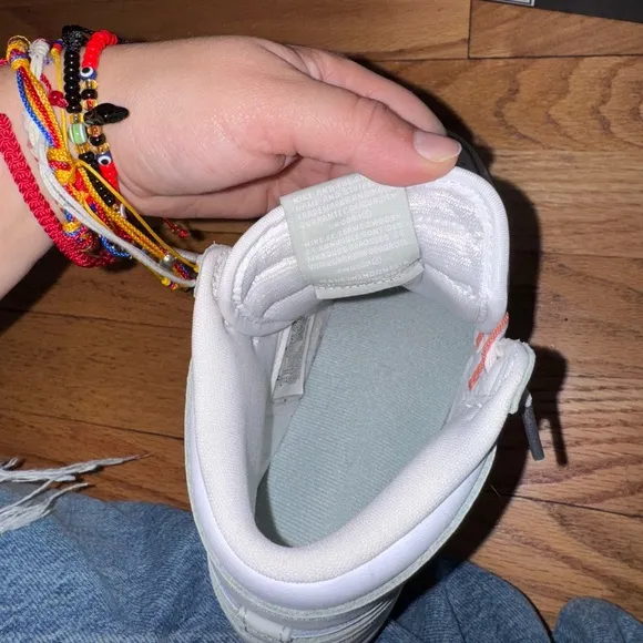 Nike Women's High-Top Sneakers - White and Gray