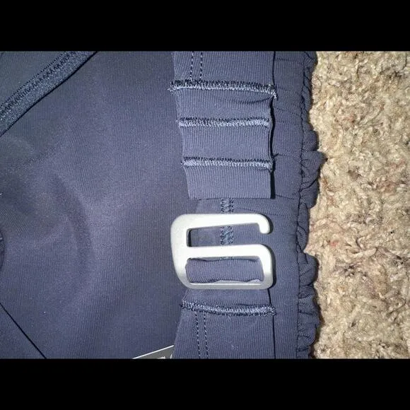 Nike Women’s Jacquemus La Brassière Drapée Dark Obsidian Sport Bra