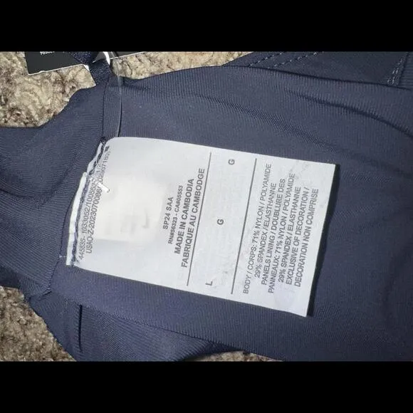 Nike Women’s Jacquemus La Brassière Drapée Dark Obsidian Sport Bra