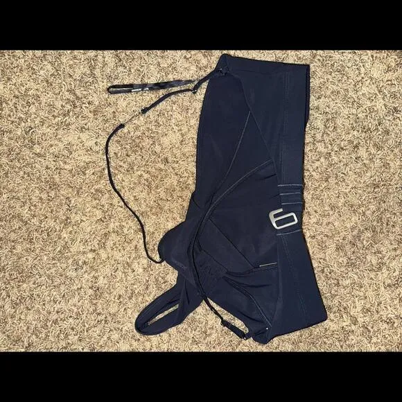 Nike Women’s Jacquemus La Brassière Drapée Dark Obsidian Sport Bra