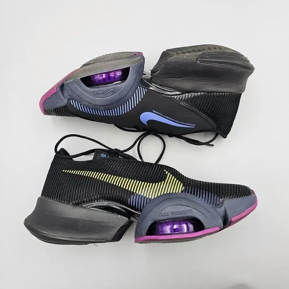 Nike Women's Size 8 US EUC Air Zoom SuperRep 2 Black Sneakers CU5925-010