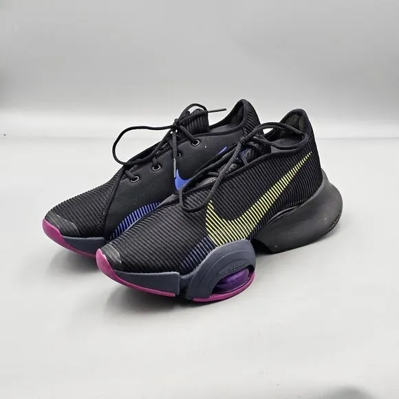 Nike Women's Size 8 US EUC Air Zoom SuperRep 2 Black Sneakers CU5925-010