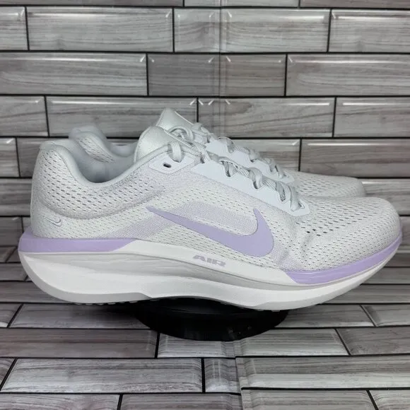 Nike Women's White/Purple Air Winflo 11 Running Sneakers Shoe Size 11-NEW