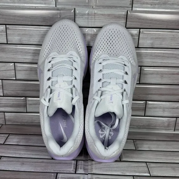Nike Women's White/Purple Air Winflo 11 Running Sneakers Shoe Size 11-NEW