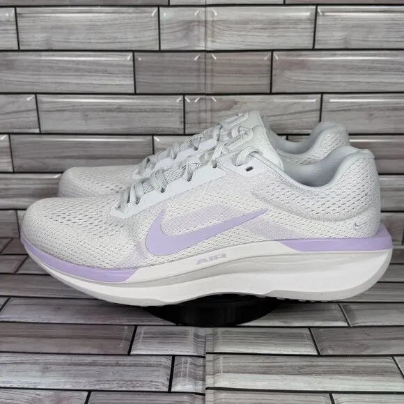 Nike Women's White/Purple Air Winflo 11 Running Sneakers Shoe Size 11-NEW