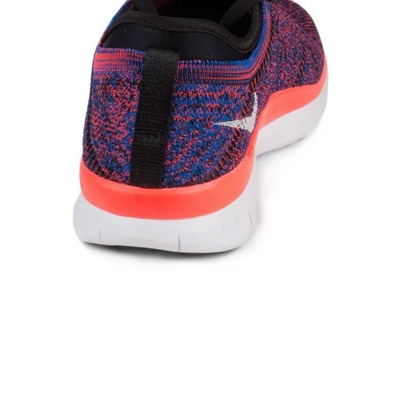 Nike Womens WMNS Free TR Flynkit Black/White/Racer Blue-Crimson 718785-002