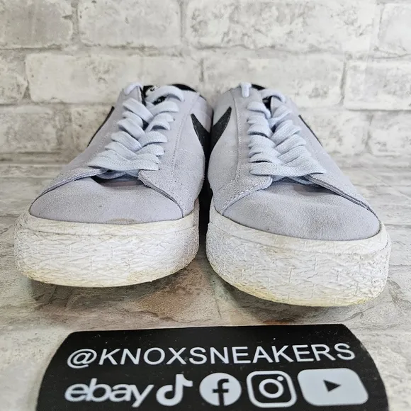 Nike Zoom Blazer Low SB Hydrogen Blue Denim 864347 401 Men's Size 10.5