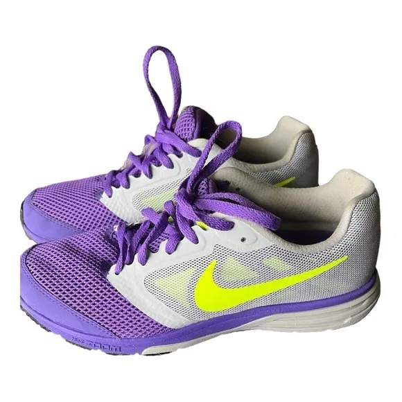 Nike Zoom Fly Women Pro Running Training Neon Purple Sneakers Size 7.5