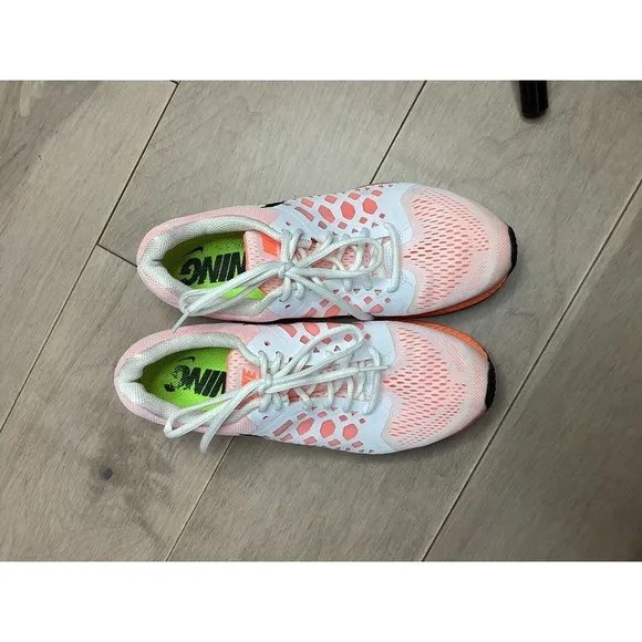 Nike Zoom Pegasus 31 Athletic Running Shoes Sneakers Orange Women's 9