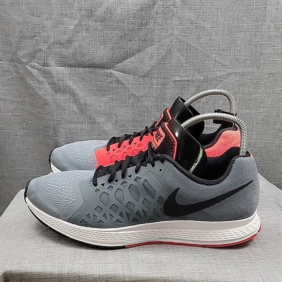 Nike Zoom Pegasus 31 Men’s Size 13 Gray / Orange Running GS Sneakers 652925-403