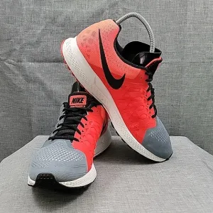 Nike Zoom Pegasus 31 Men’s Size 13 Gray / Orange Running GS Sneakers 652925-403