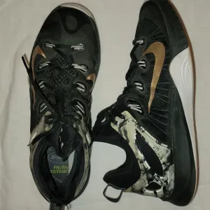 Nike Zoom PG sneakers black and gold sz 10