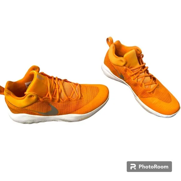 Nike Zoom Rev Men's Basketball Shoes Orange Blaze sz 16
