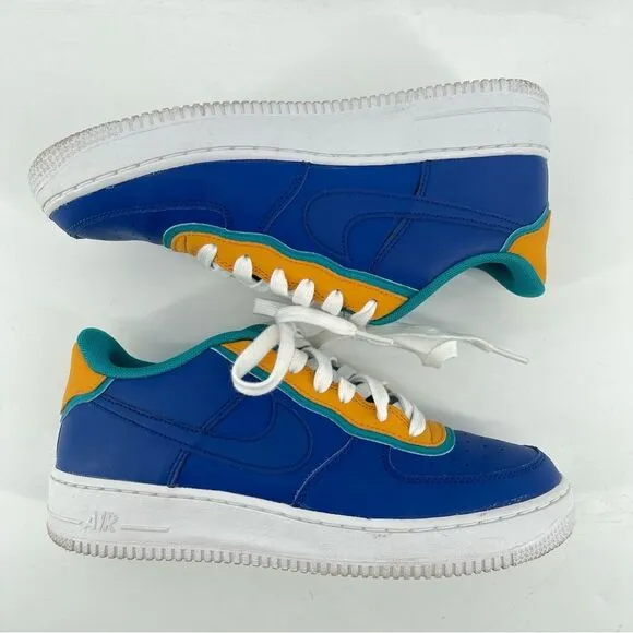 Nike Air Force 1 Low LV8 GS Double Layered Indigo Force BV1084-400 Sneakers 7Y