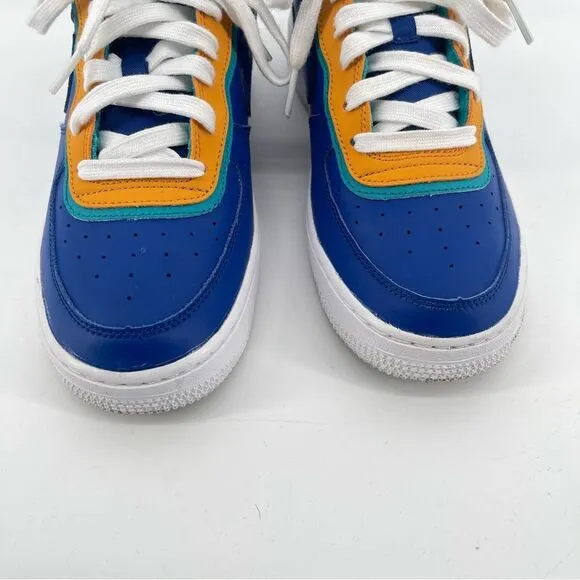 Nike Air Force 1 Low LV8 GS Double Layered Indigo Force BV1084-400 Sneakers 7Y