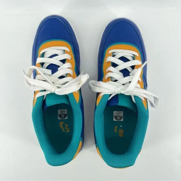 Nike Air Force 1 Low LV8 GS Double Layered Indigo Force BV1084-400 Sneakers 7Y