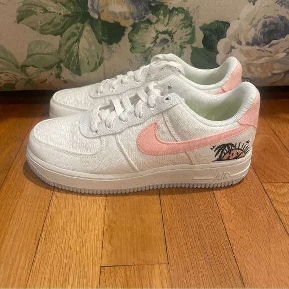 Nike Air Force 1 '07 SE Sun Club White Orange Women's Size 5.5,9.5 DJ9944-100