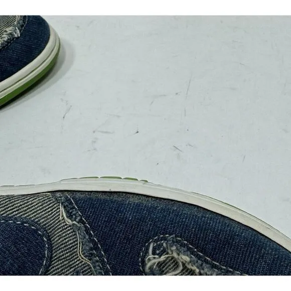 Nike Dunk Low Denim Hulk 2004 Size 5Y 304874-444 Shoes Sneakers Blue Green
