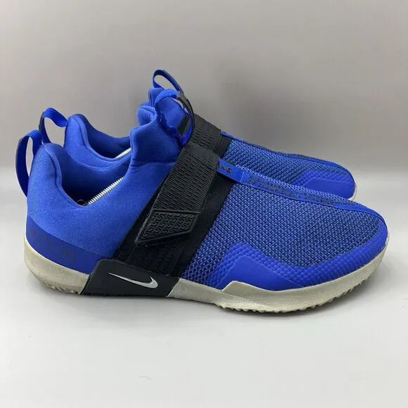 Nike Metcon Sport Men Size 13 Shoes Blue Hook &amp; Loop Training Sneaker AQ7489-071