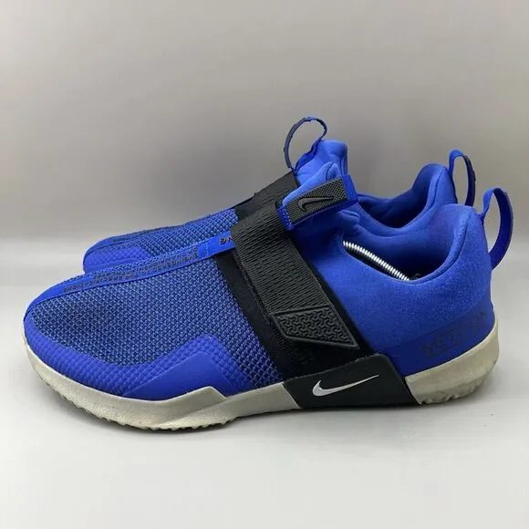 Nike Metcon Sport Men Size 13 Shoes Blue Hook &amp; Loop Training Sneaker AQ7489-071