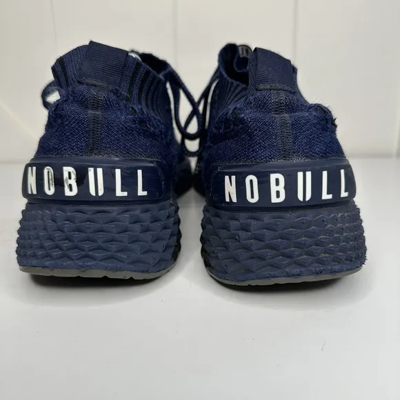 No Bull Midnight Navy Diamond Knit Running Sneakers Shoes Men's Size 12