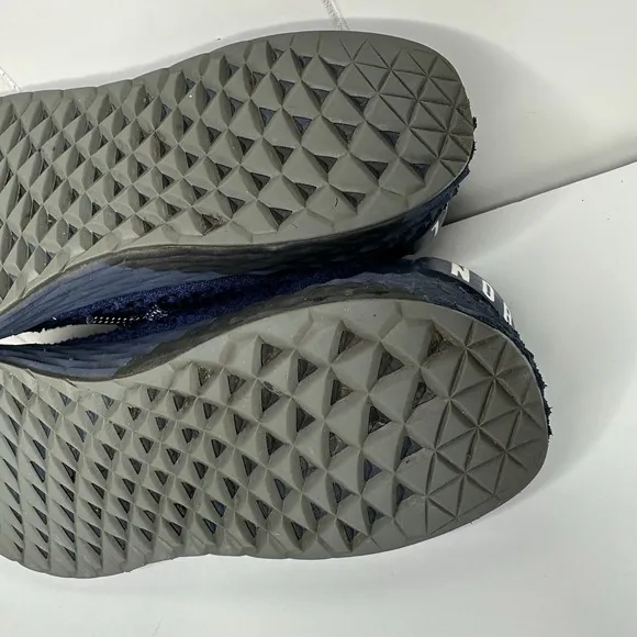 No Bull Midnight Navy Diamond Knit Running Sneakers Shoes Men's Size 12