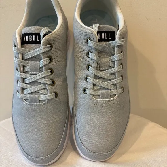 NoBull Men's Canvas Trainer Sneakers Blue Size M (10) W (11.5)