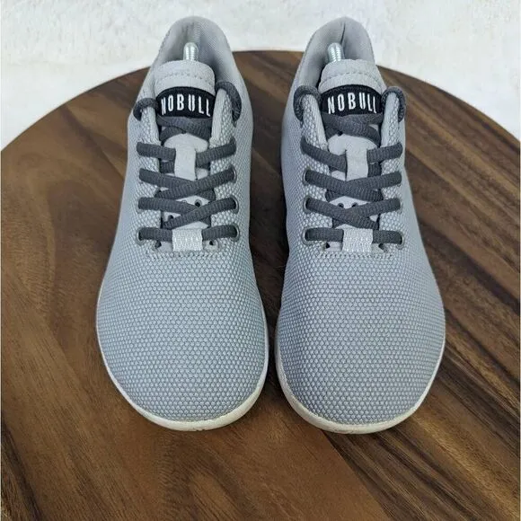 Nobull Superfabric Trainers Men's Size 7 Women’s 8.5 Workout Shoes Gray
