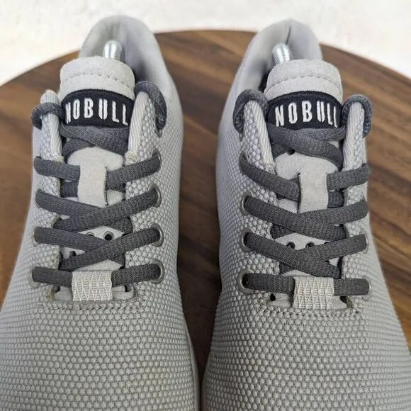 Nobull Superfabric Trainers Men's Size 7 Women’s 8.5 Workout Shoes Gray