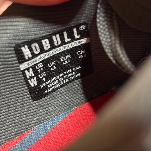 Nobull Unisex Trainer Gray Multicolor Running Shoes Sneakers Size M 7.5 W 9