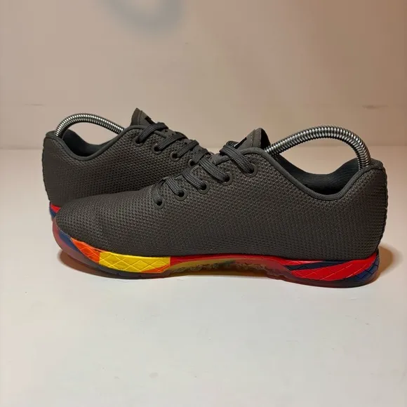 Nobull Unisex Trainer Gray Multicolor Running Shoes Sneakers Size M 7.5 W 9