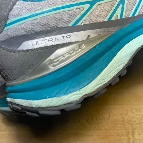 North Face Ultra TR Running Shoes Vibram hiking Athletic Sneakers Size 6 Blue