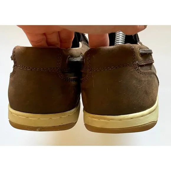 Nunn Bush Comfort Casual Slip On Loafers Boat Shoes Brown Size 11