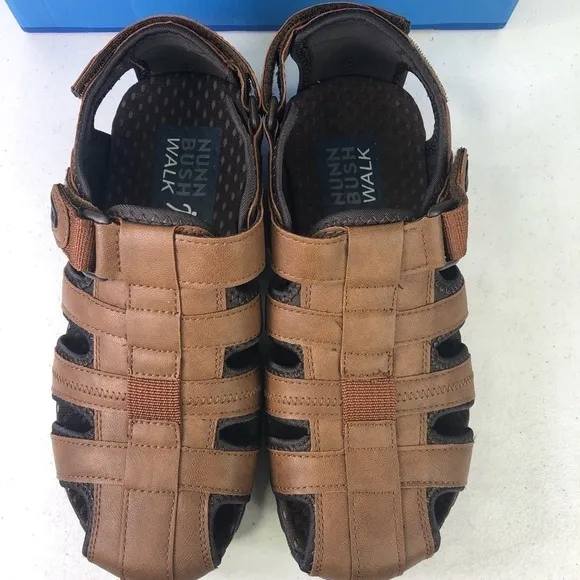 Nunn Bush RioBravo Tan Sandal Shoes Size 9W