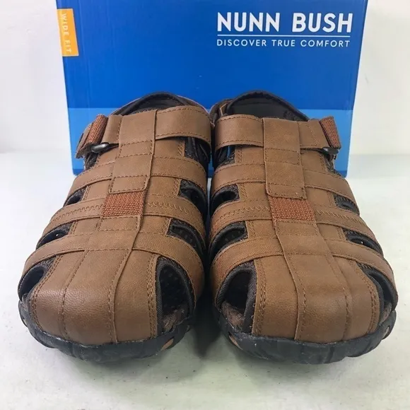 Nunn Bush RioBravo Tan Sandal Shoes Size 9W