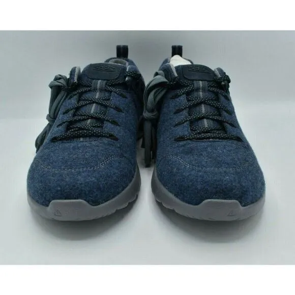 NWB Keen Mens Size 11.5 Highland Arway Navy Steel Grey Hiking Shoes 1025561